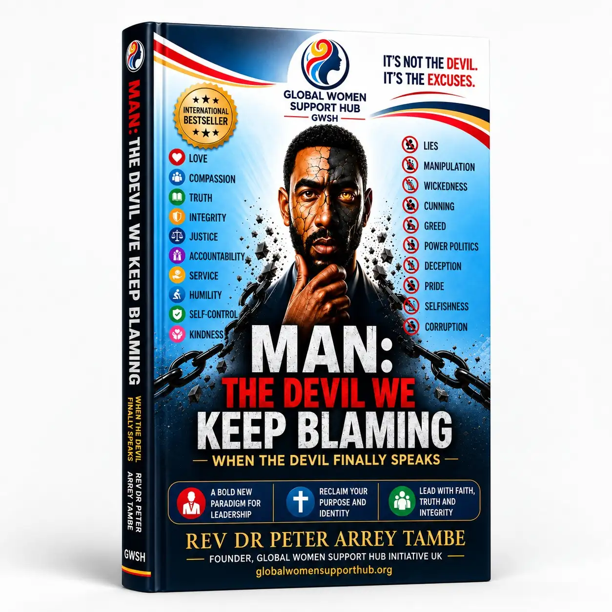 Cover: MAN: THE DEVIL WE KEEP BLAMING
